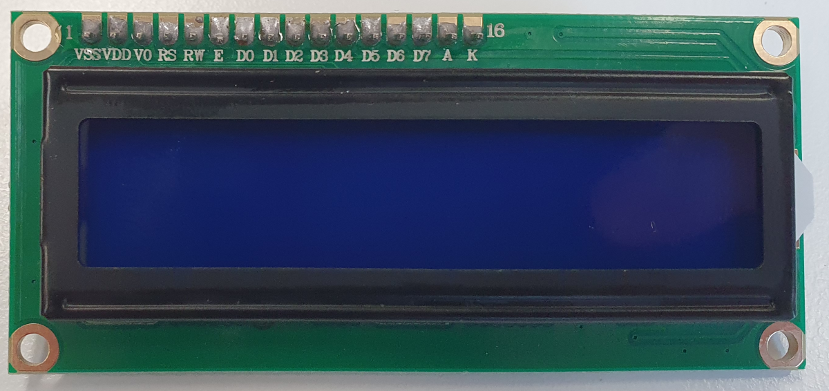 LCD Display 2 Rows Front