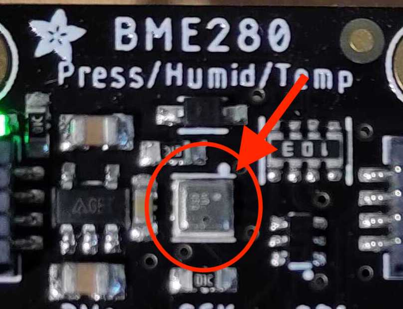 BME280 on an Adafruit board